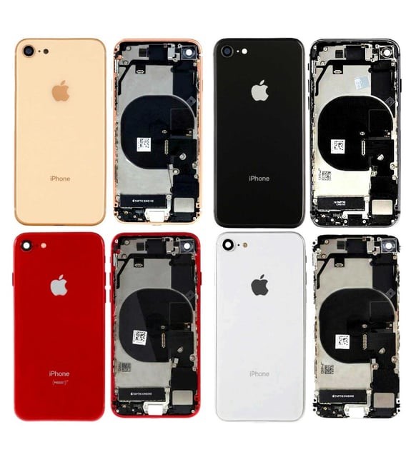 iPhone 8G Uyumlu FULL Dolu Kasa (Beyaz)