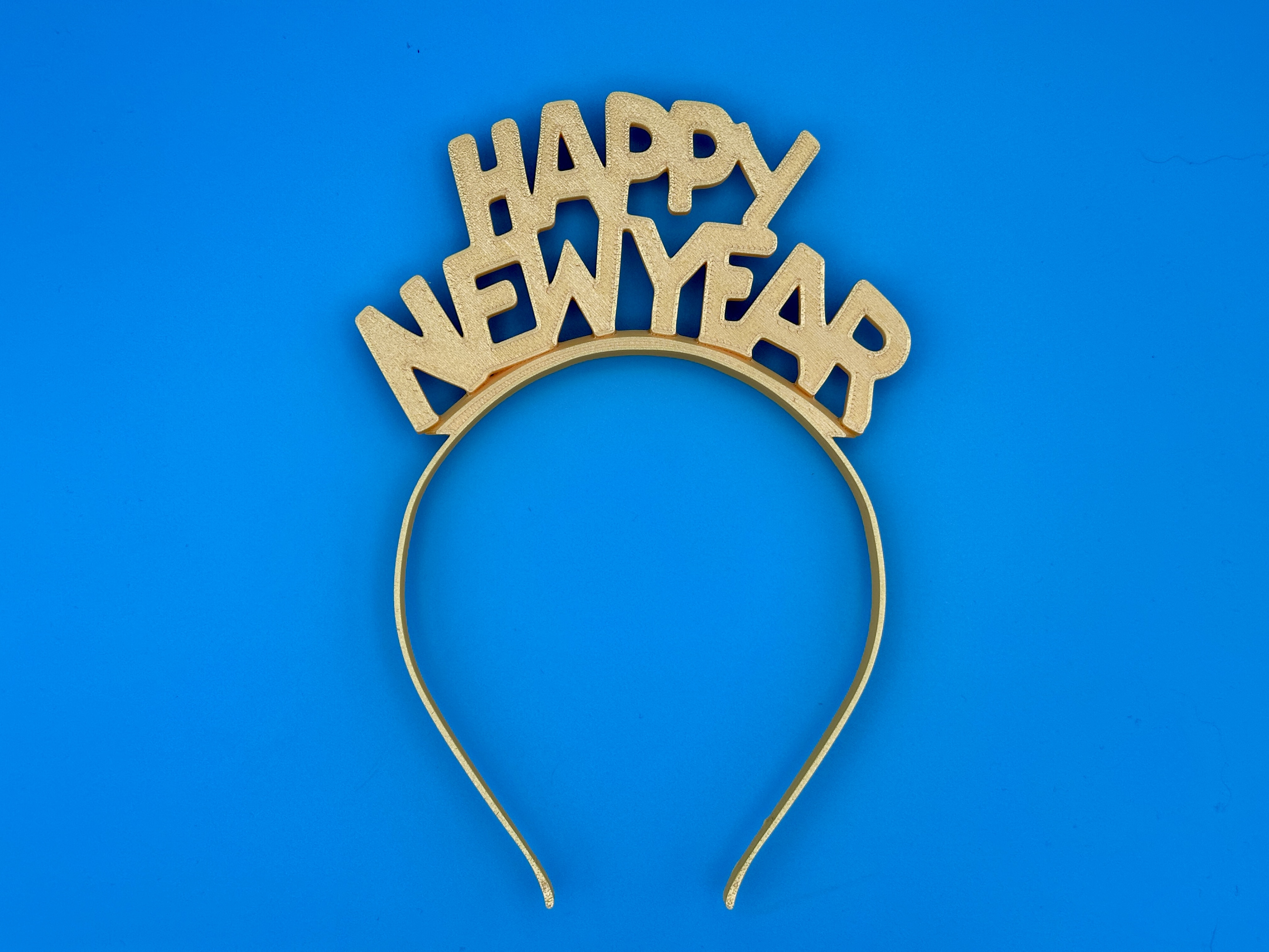Happy New Year Yazılı Yılbaşı Saç Bandı Parti Aksesuarı Yeni Yıl Taç Bandı