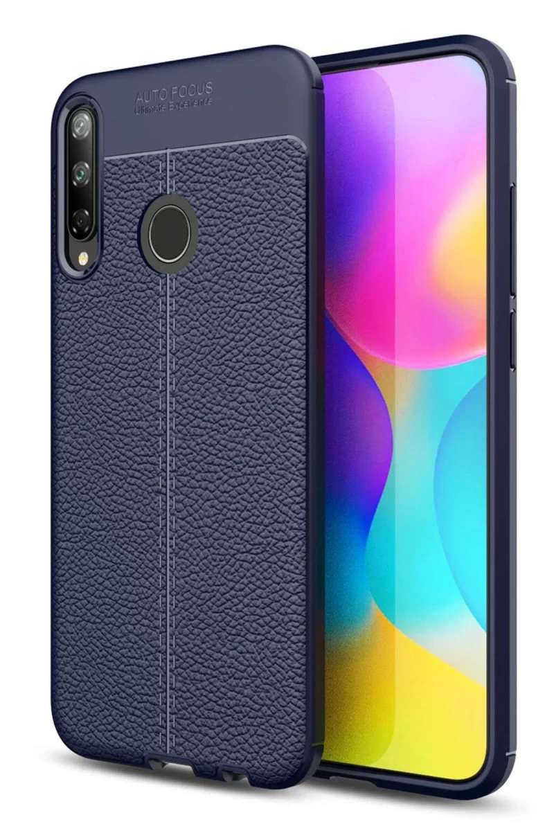 Huawei P40 Lite Uyumlu E Kılıf Auto Focus Kapak - Lacivert