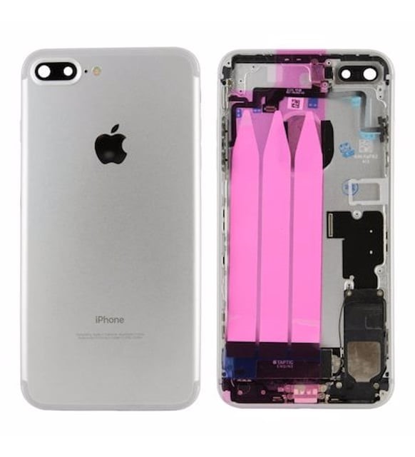 iPhone 7 Plus Uyumlu FULL Dolu Kasa (Gümüş)