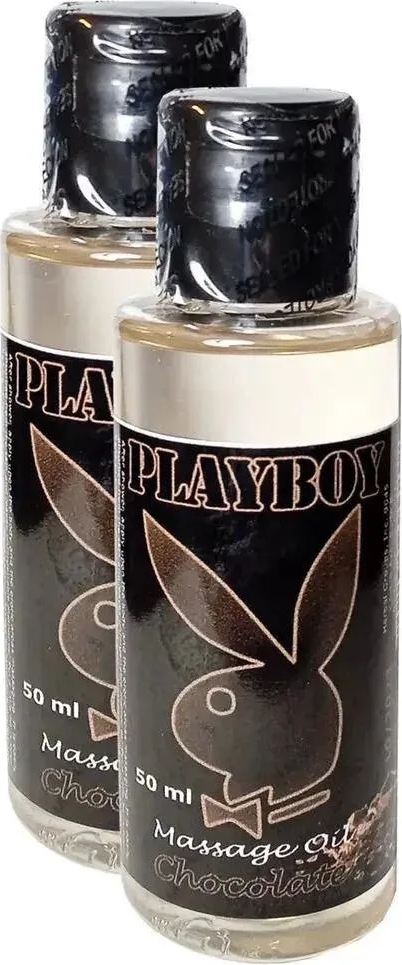 Playboy Chocolate Flavored Massage Oil 100ML Çikolata Aromalı Masaj Yağı x 2 Adet
