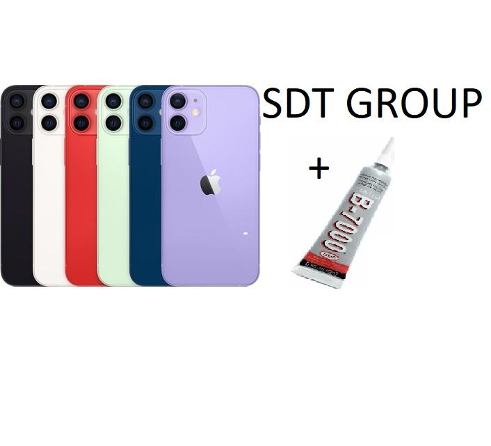 iPhone 12 Uyumlu Arka Batarya Pil Kapağı KIRMIZI (B7000 1