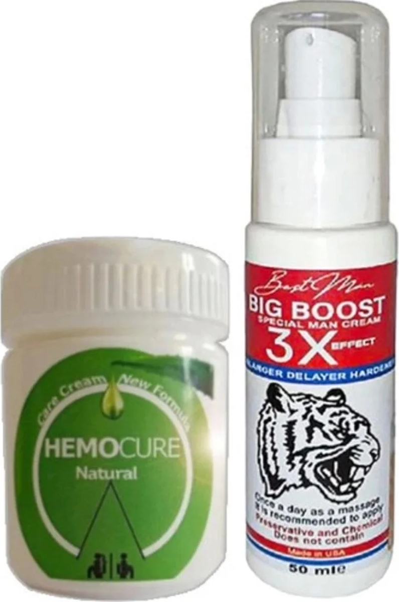 Süper Hemocure 50 ml Cream Özel Kremi + Yanında Erkeklere Özel 3x Krem