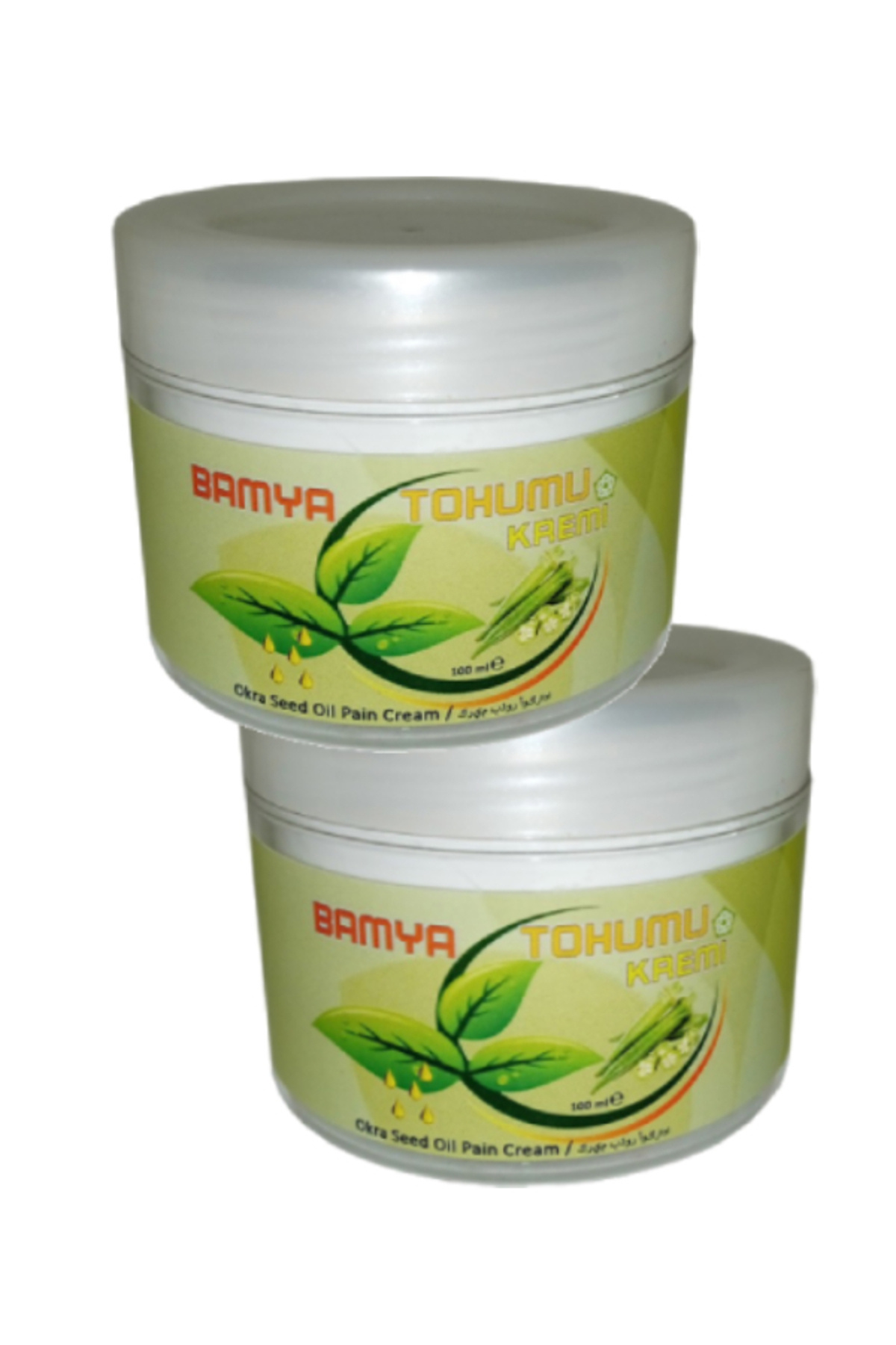 Bamya Tohumu Yağı Rahatlatma Masaj Kremi 100 ml X 2 Ad