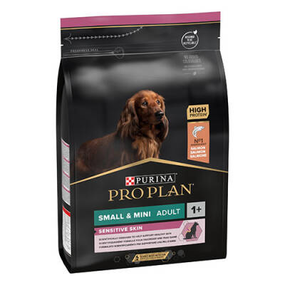 Small & Mini Adult Sensitive Skin Somonlu Küçük Irk Yetişkin Köpek Maması 3 Kg