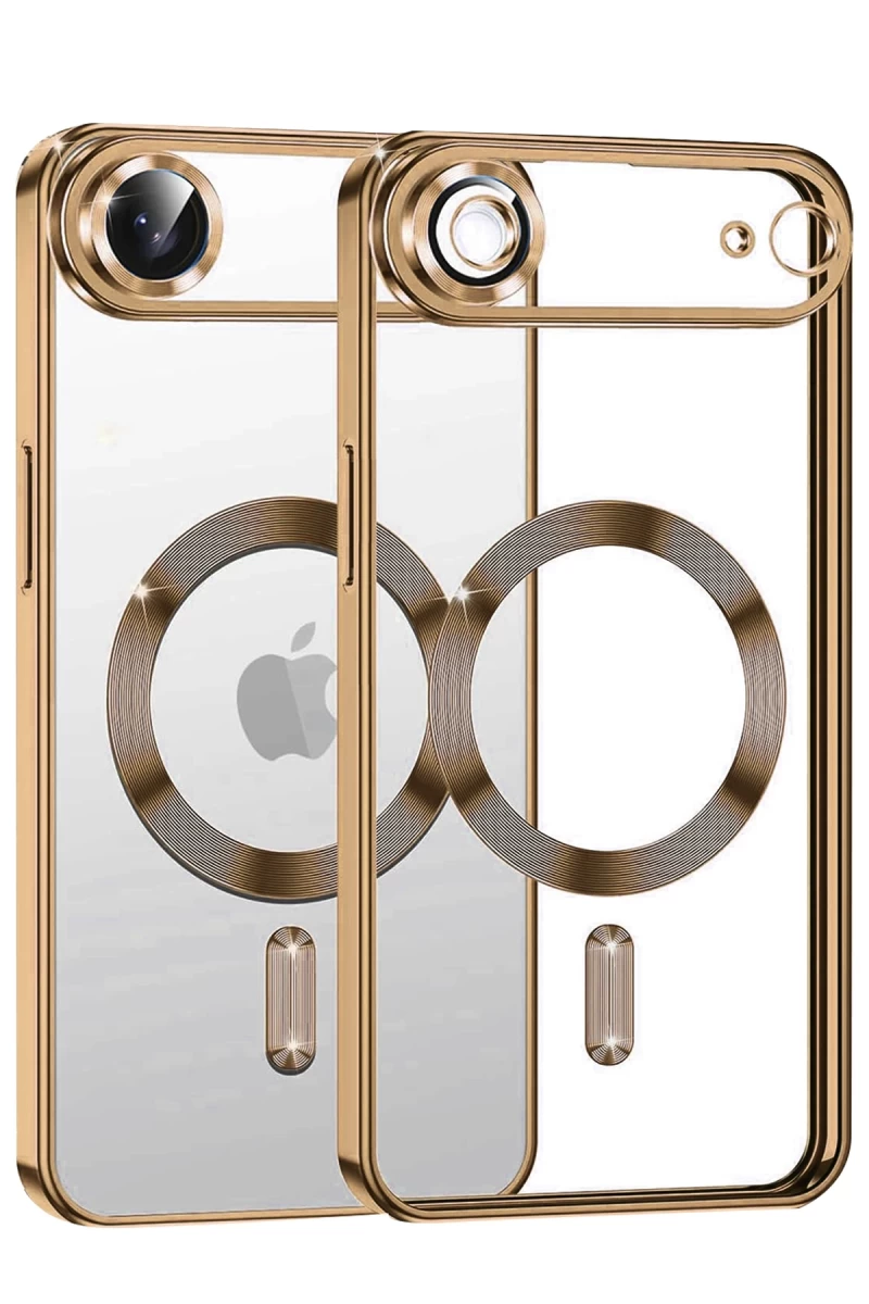 Apple iPhone 17 Uyumlu Air Uyumlu Kross Magneticsafe Kapak - Çöl Titanyum