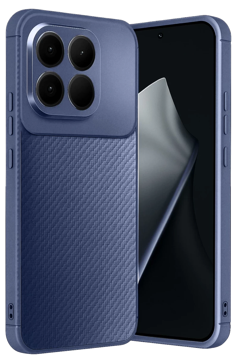 Xiaomi Mi 15T Uyumlu Auto Focus Karbon Kapak - Lacivert