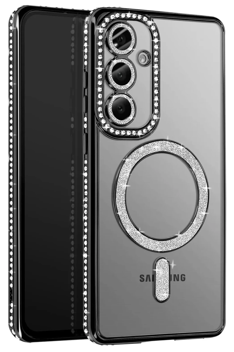 Samsung Galaxy S26 Uyumlu Joke Simli Magneticsafe Kılıf - Siyah
