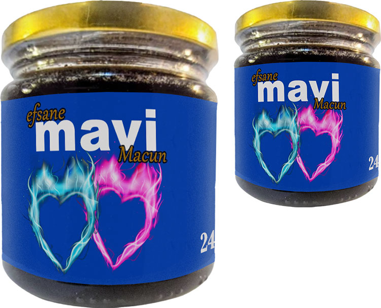 Efsanevi Mavi Macun 2 Kavanoz 240 gr Bay&bayan Özel Gecelerdeki Aktivitelerine Özel Macun