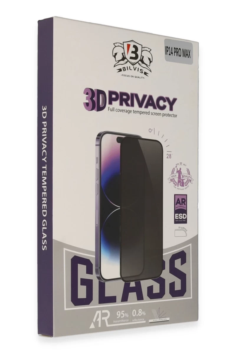 Samsung Galaxy S24 Ultra Uyumlu Bilvis 3D Hayalet Cam Ekran Koruyucu