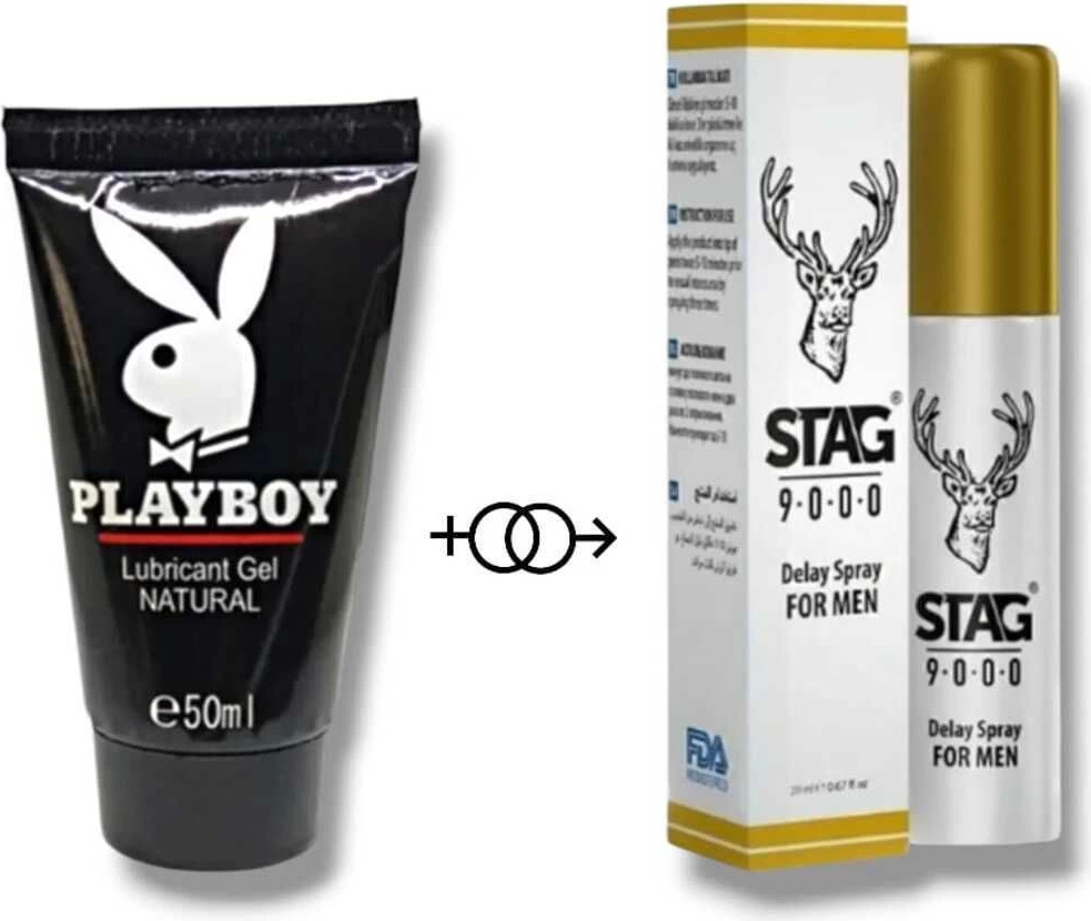 Kayganlaştırıcı Jel 50 ml + Stag Gecìktìrìcì Sprey
