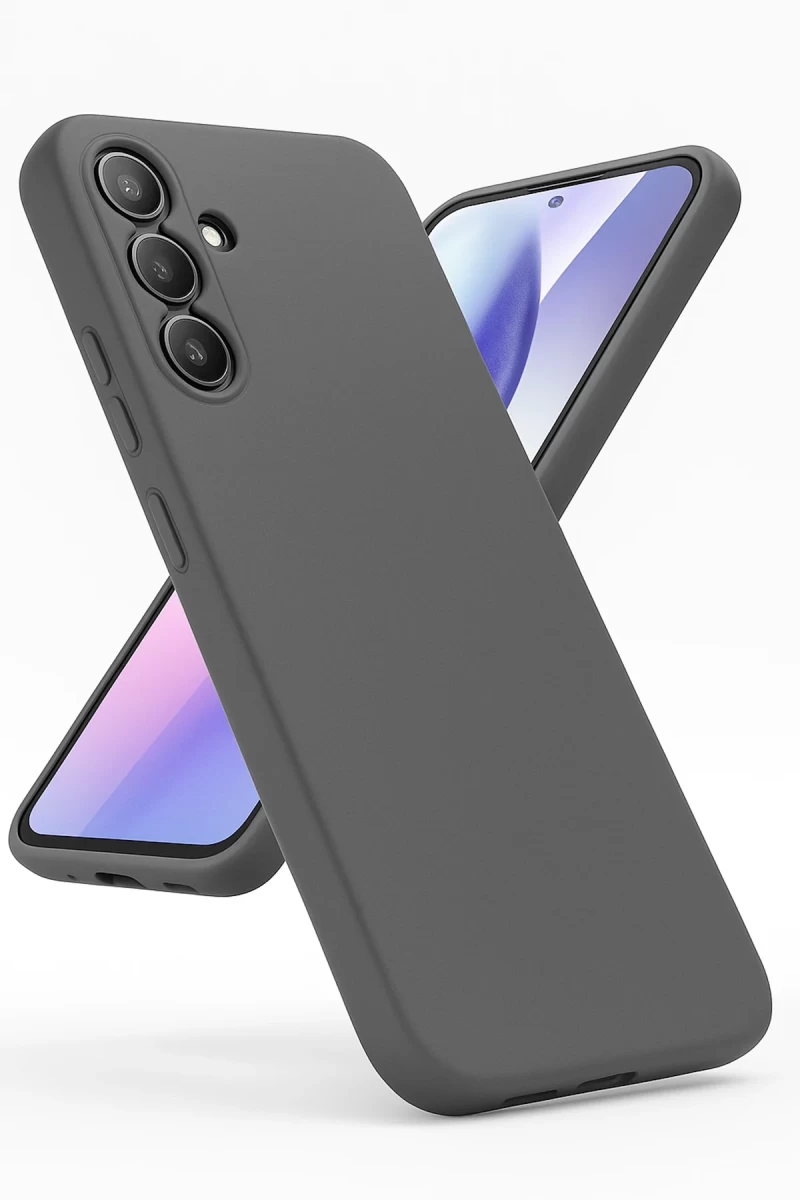 Samsung Galaxy A24 4G Uyumlu Kılıf First Silikon - Gri
