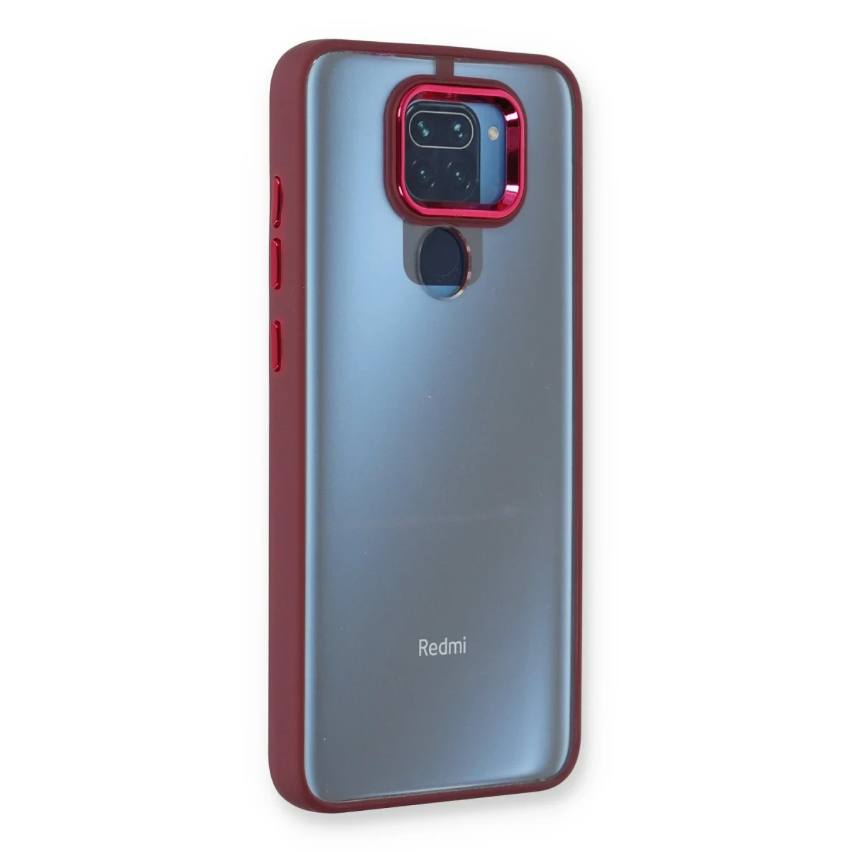 Xiaomi Redmi Note 9 Kılıf Dora Kapak - Kırmızı