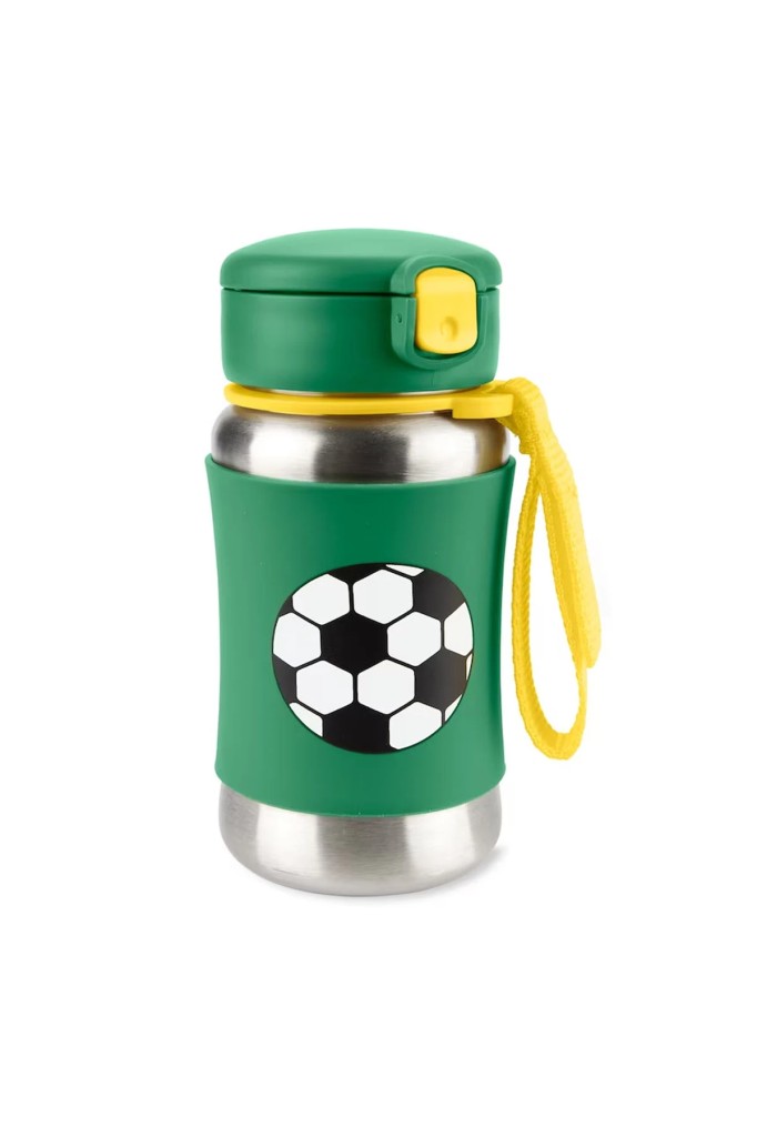 Zoo Pipetli Paslanmaz Çelik Suluk 350 ml Futbol · Renk: Futbol
