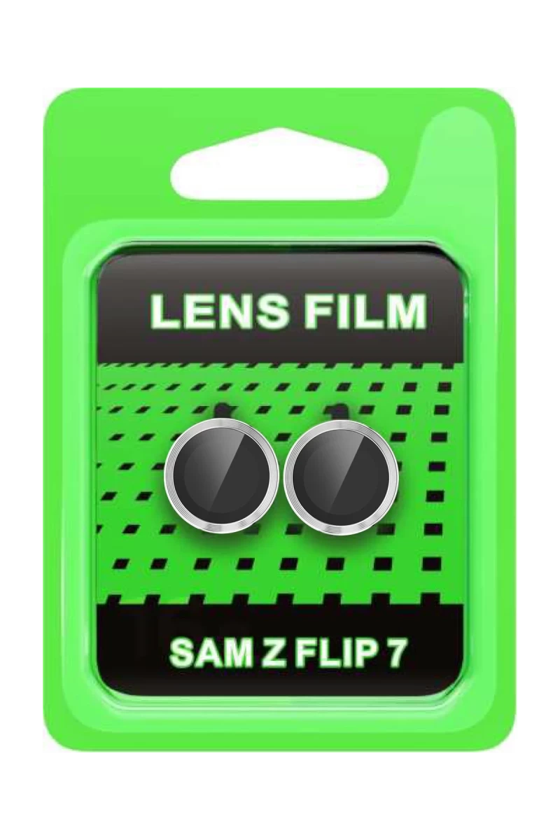 Samsung Galaxy Z Flip 7 Raze Metal Kamera Lens - Gümüş