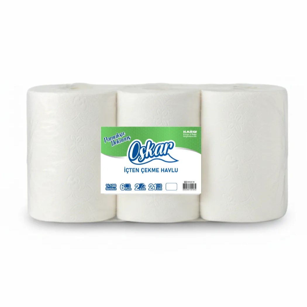 2,5 KG İçten Çekme Havlu | 6 Paket