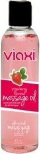 Viaxi Glide Viaxi  Viaxi Masaj Yağı Çilek Aromalı 177 ml