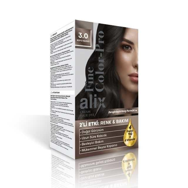 Set Saç Boyası 3.0 Koyu Kahve 1 Adet