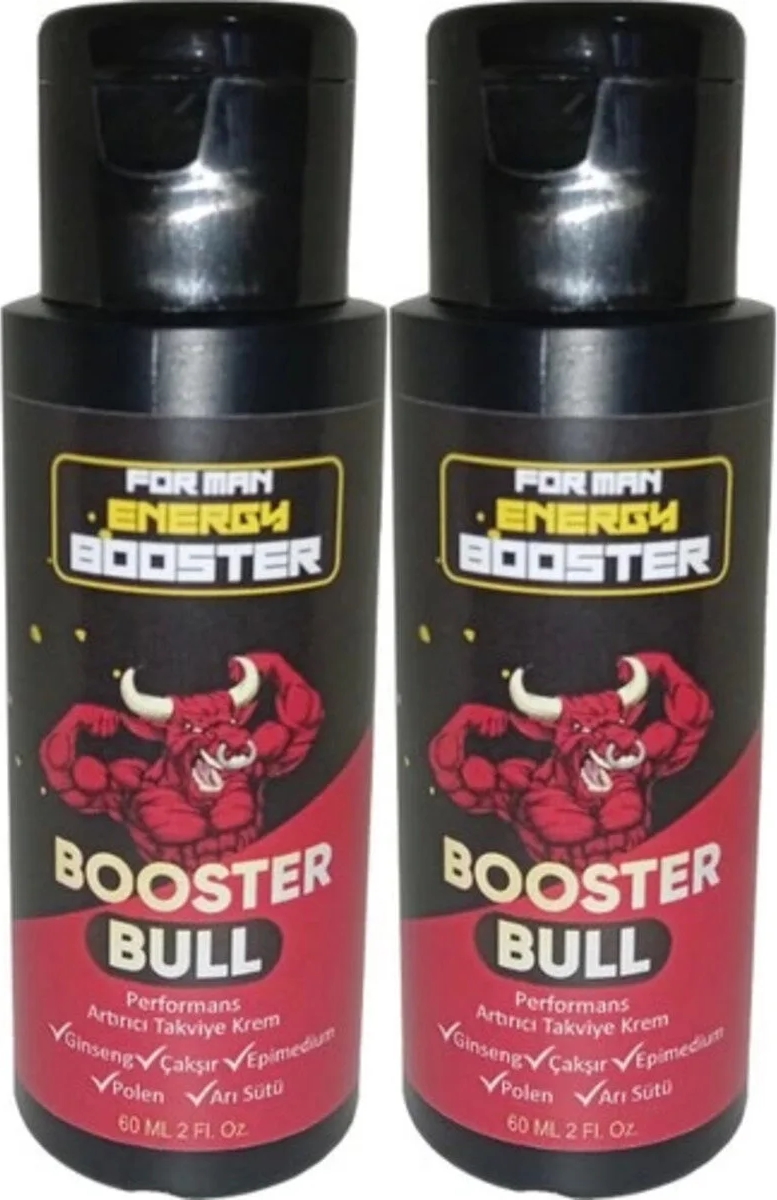 Süper Booster Bull 2 Tane Erkeklere Özel Kremi 60 ml - 2 Adet 60 ml