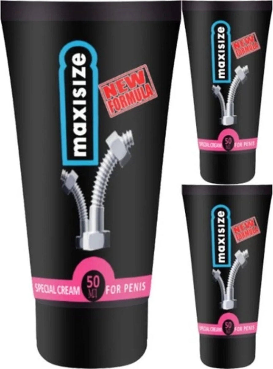 Süper Maxsize Maxi Size 3 Adet Cream Erkeğe Özel 50 ml G.ç Krem