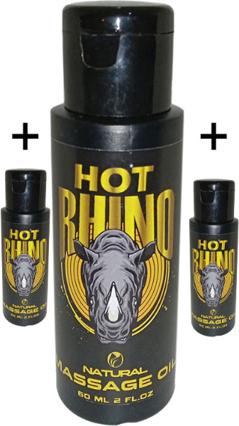 Hotrhino 3 Adet Bay Bayan Erotikmasaj Yağı 60 ml
