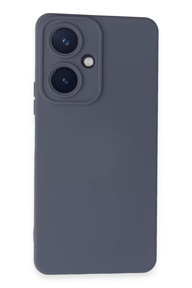 Vivo Y27 Uyumlu Kılıf Nano içi Kadife Silikon - Gri