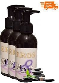 Eros Natural Erotic Massage Oil 120ML Kokusuz Masaj Yağı 3 Adet