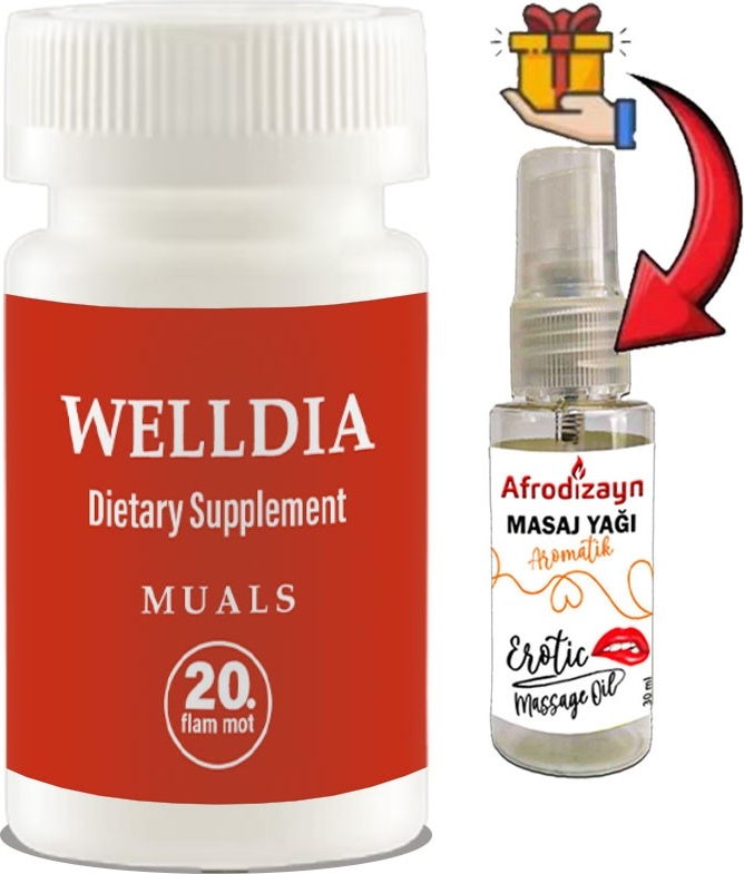 Welldia Prost Pro Caps 1 Kutu Erkeklere Özel Formüllü 20LI Takviyelik Kapsüller + Afrodizayn Yağı