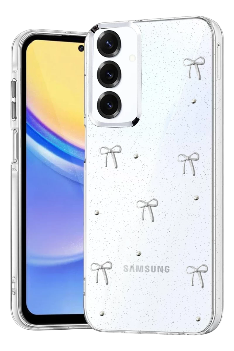 Samsung Galaxy A37 5G Uyumlu Fiyonk Desenli Kapak - Desen 5