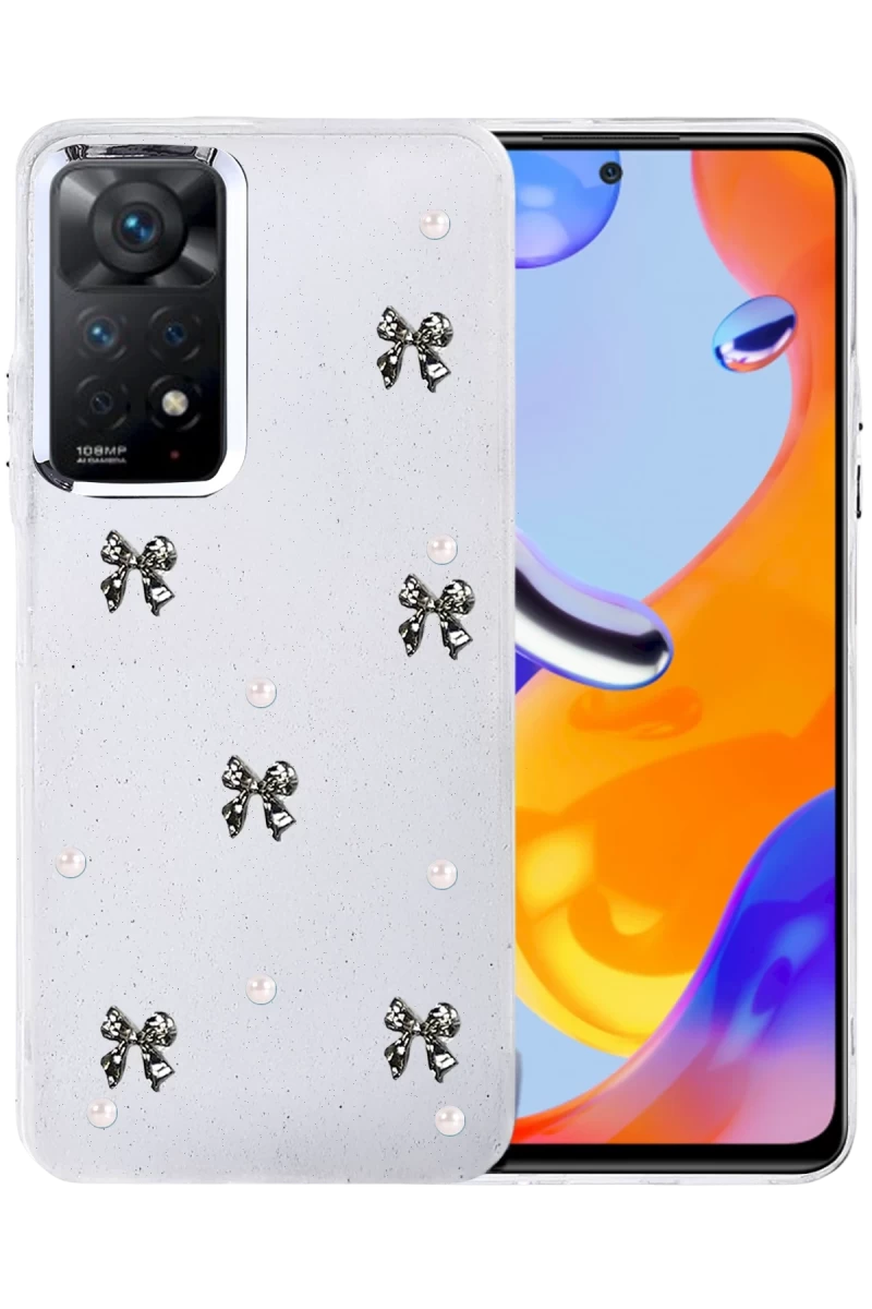 Xiaomi Redmi Note 11 Pro Uyumlu Fiyonk Desenli Kapak - Desen 8