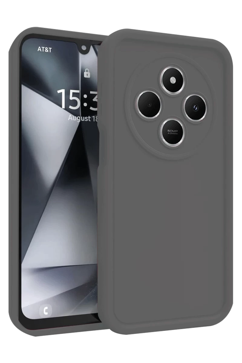 Xiaomi Redmi 14C Uyumlu Kılıf Viera Silikon - Gri