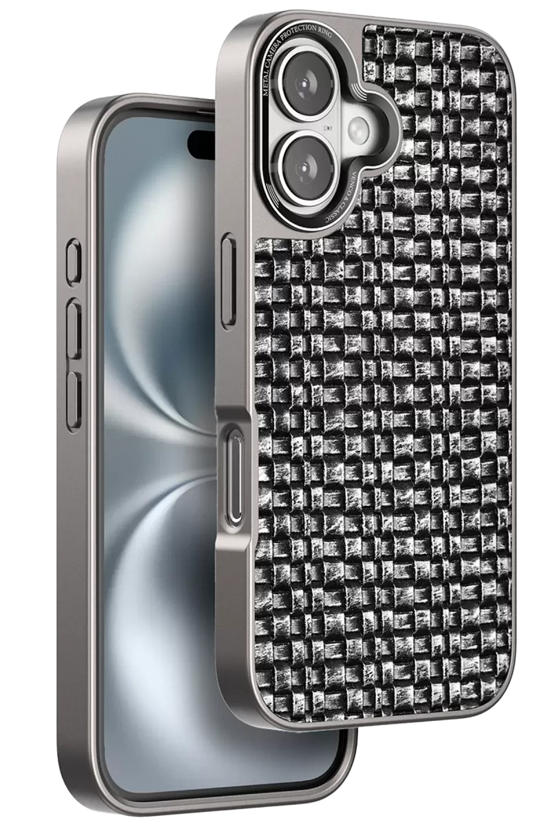 Venco Apple iPhone 16 Uyumlu Brand Kapak - Gümüş