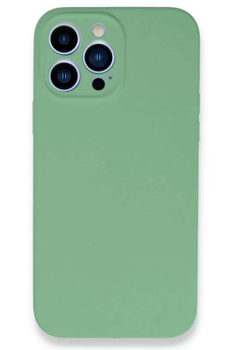 Apple iPhone 13 Pro Uyumlu Kılıf Lansman Legant Silikon - Yeşil