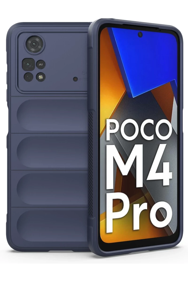 Xiaomi Poco M4 Pro 4G Uyumlu Kılıf Optimum Silikon - Lacivert