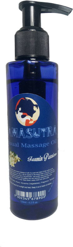 Kamasutra Jasmin  Sensual Pleasure Massage Oil |  Aromatik Yasemin Kokulu ER0TIK Masaj Yağı 125 ml