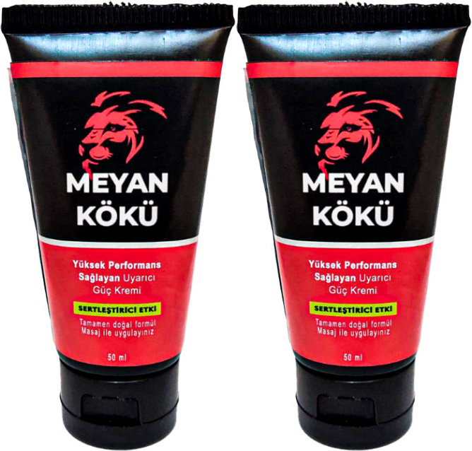 Meyan Kökü 2 Adet Erkeklere Özel Yüksek Hızlı Aktivasyon  *katılık* Kremi 50 ml