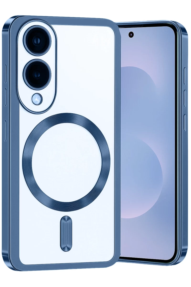 Samsung Galaxy S25 Uyumlu Edge Kross Magneticsafe Kapak - Sierra Blue