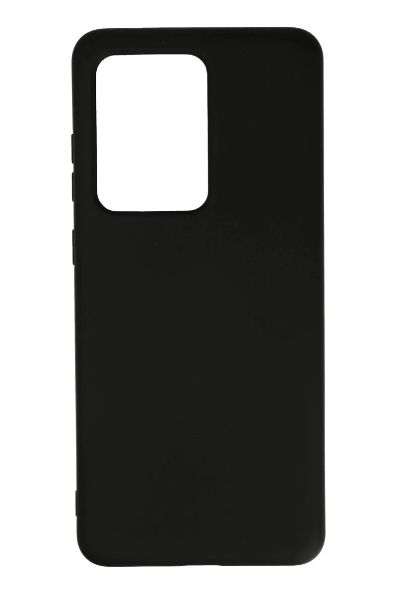 Samsung Galaxy S20 Ultra Uyumlu Kılıf Nano içi Kadife Silikon - Siyah