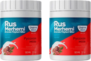 Olegovich Medicine Rus Merhemi 50 ml Tüy Dökücü - Tüy Azaltıcı 2li Set Rs-Mrhm-50-Ml-R-6