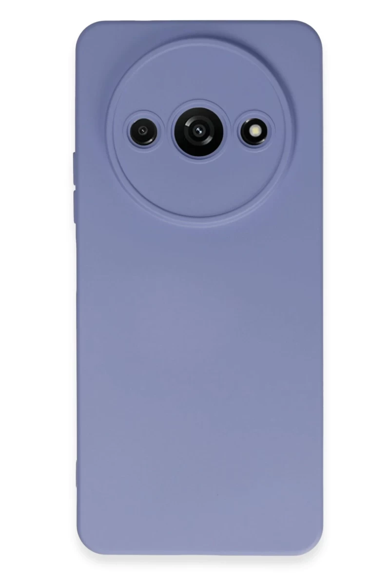 Xiaomi Redmi A3 4G Uyumlu Kılıf Nano içi Kadife Silikon - Lila