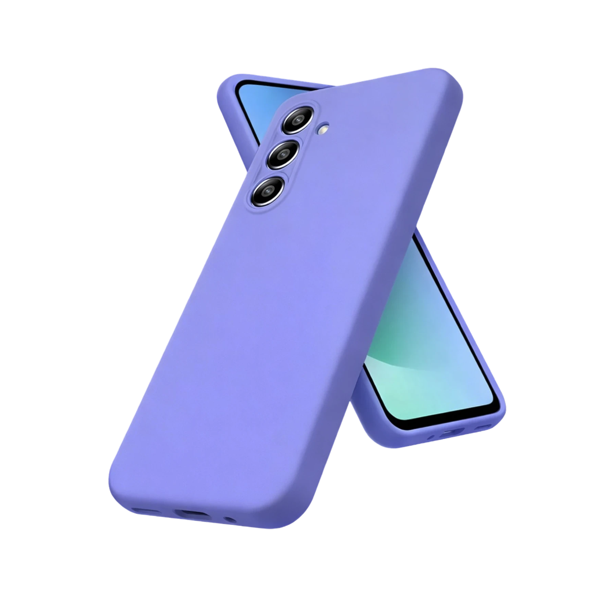 Samsung Galaxy S26 FE Nano içi Kadife Silikon - Lila