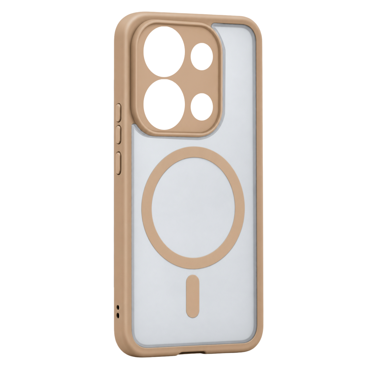 Xiaomi Redmi Note 13 Pro 4G Loji Magsafe Kapak - Çöl Titanyum