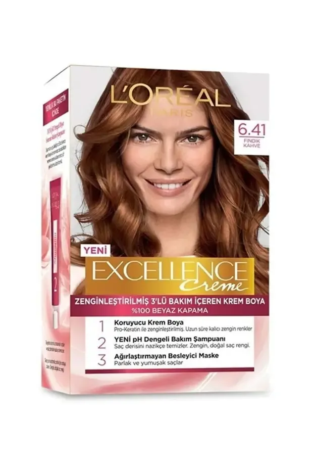 Excellence Saç Boyası - 6/41 Fındık Kahve