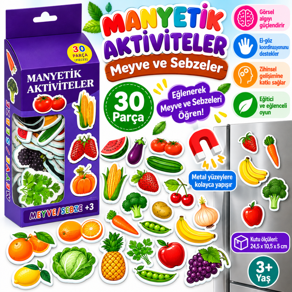 LC7153 Magnet Meyve Sebze
