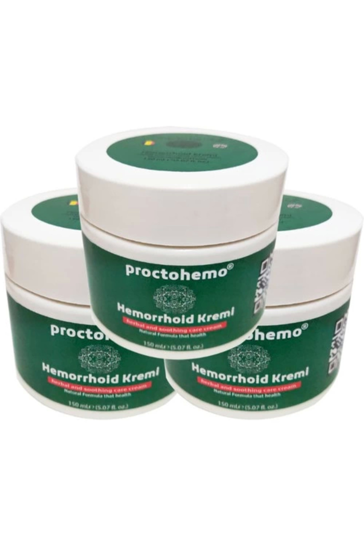 Proctohemo Rahatlatıcı Bakım Kremi 3ADET 150 ml Büyük Boy