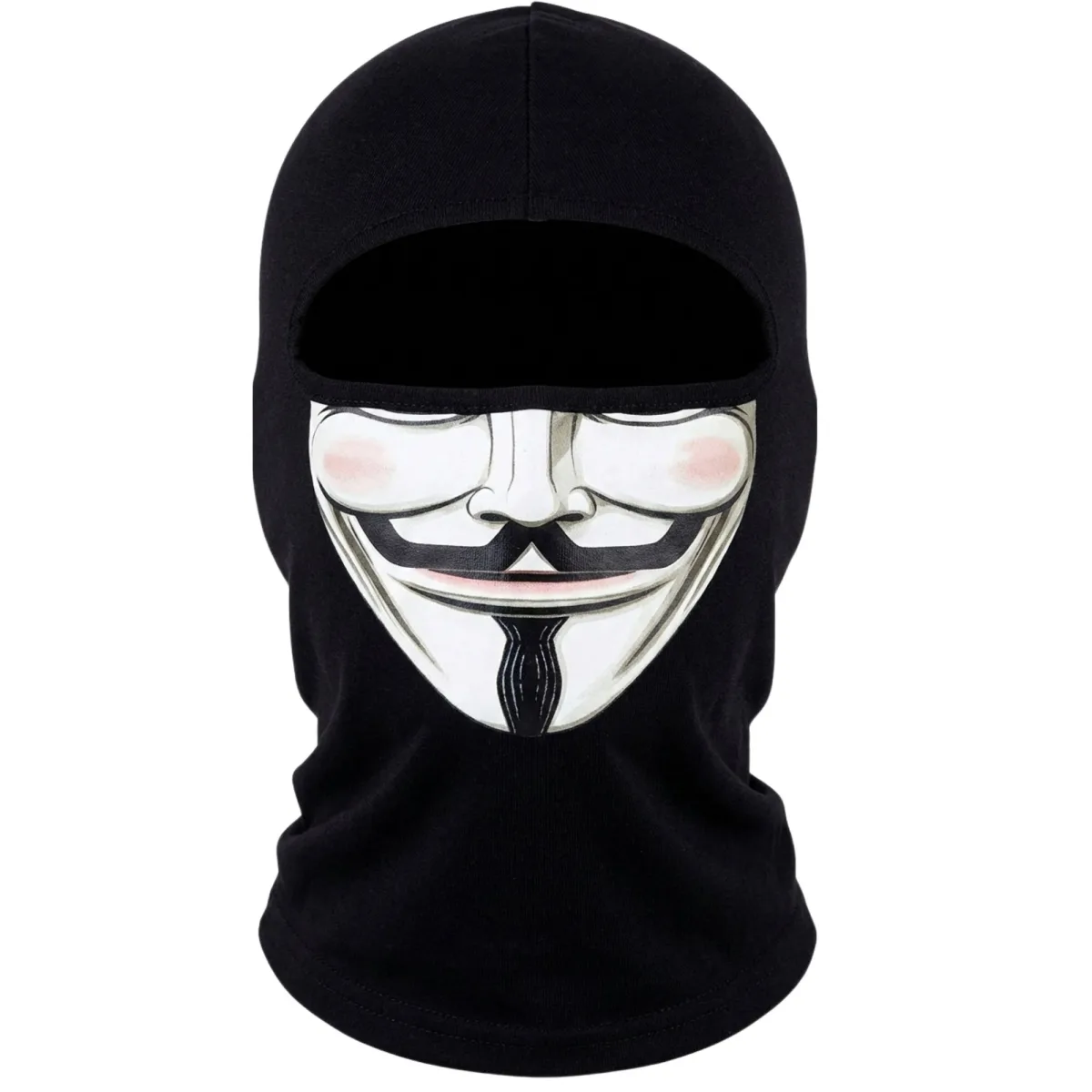 Unisex Anonymous Baskılı Balaklava 1 Adet Tek Beden Viskoz Kask İçi Motosiklet Maskesi · RENK: SİYAH · BEDEN: Standart