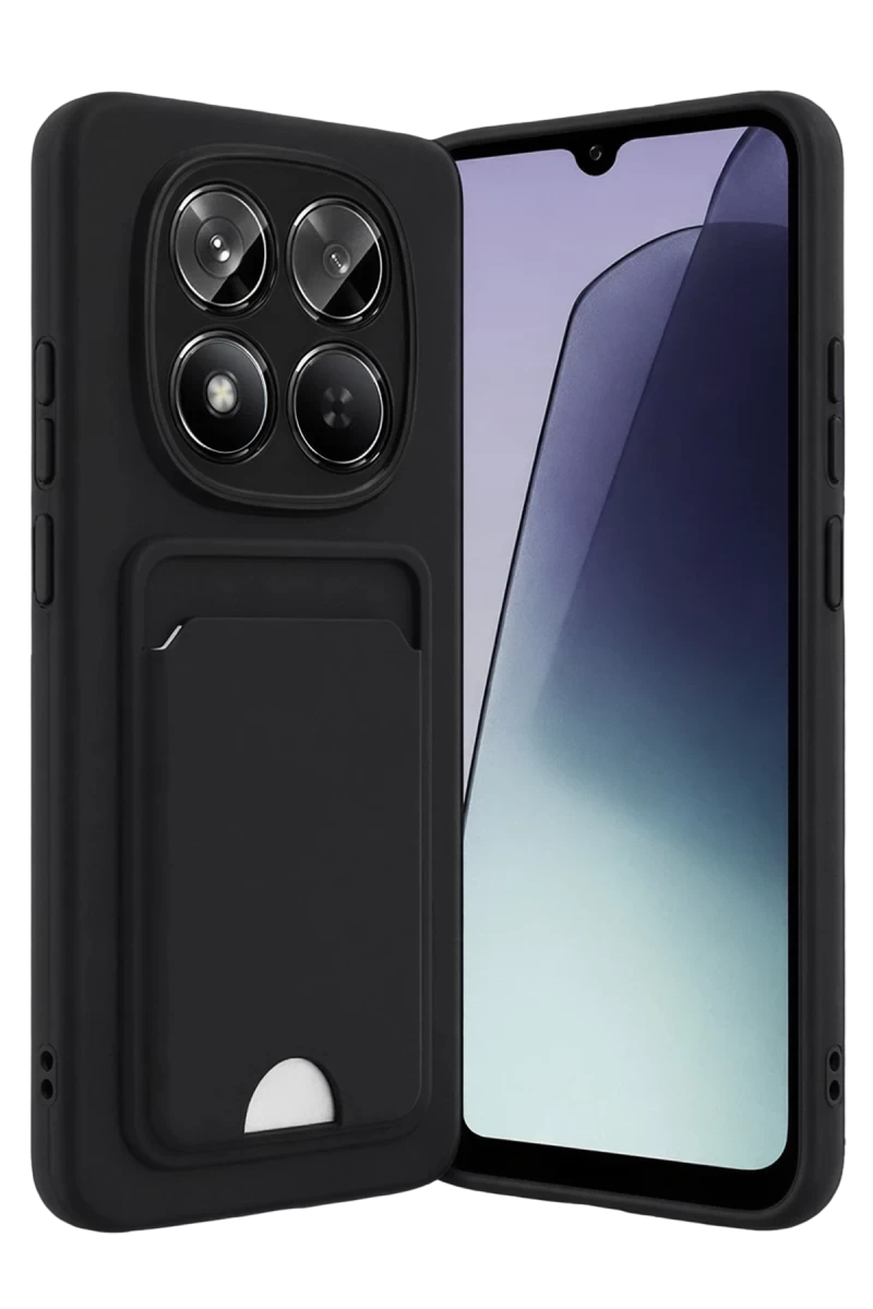 Xiaomi Redmi Note 15 Pro 4G Uyumlu Kelvin Kartvizitli Silikon - Siyah