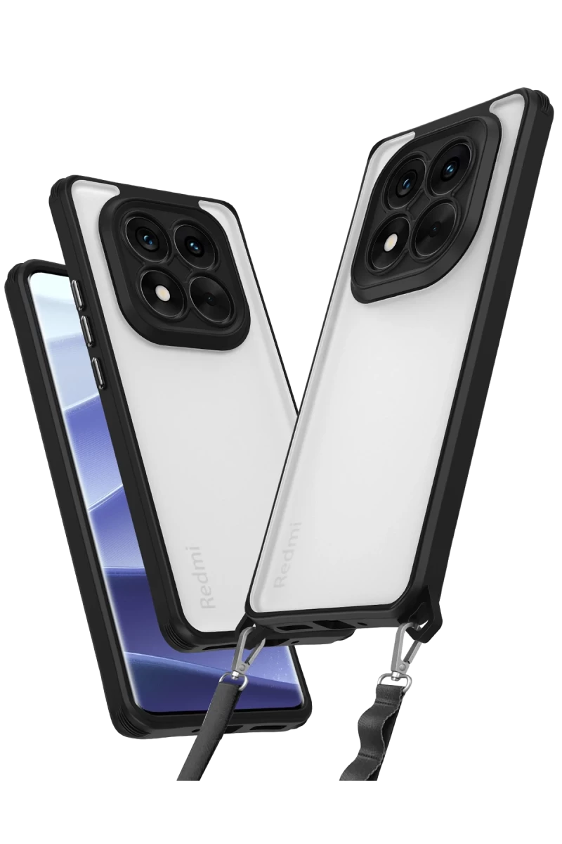 Xiaomi Redmi Note 14 Pro 5G Uyumlu Kılıf Penta Silikon Kılıf - Siyah