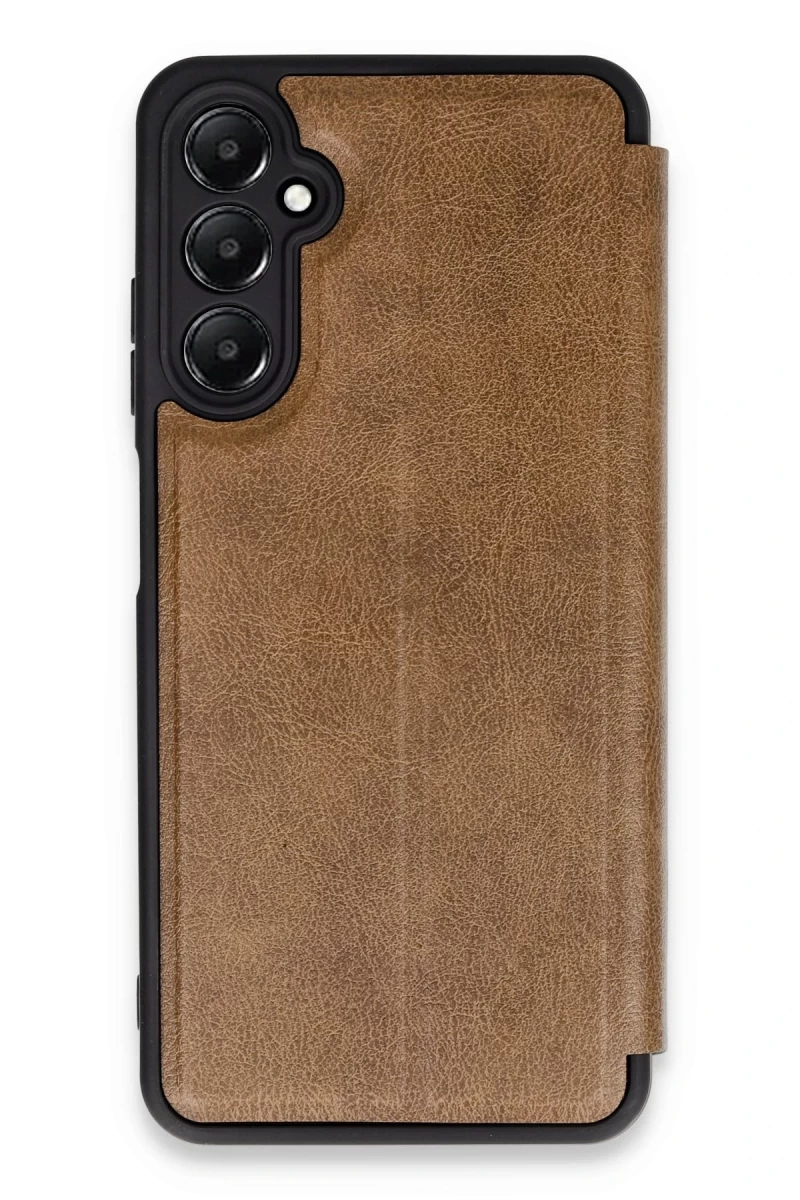 Samsung Galaxy A25 5G Uyumlu Kılıf Flip Cover - Taba