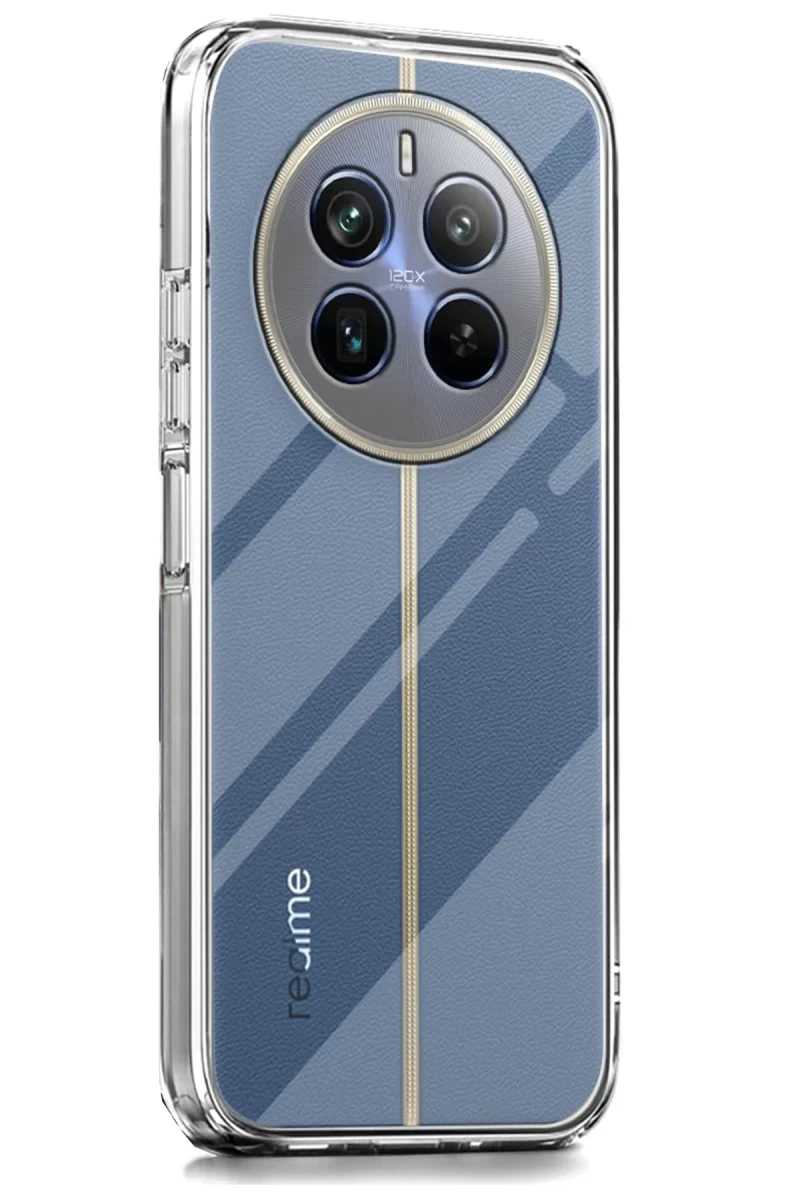 Realme 12 Pro Plus Uyumlu Kılıf Lüx Şeffaf Silikon